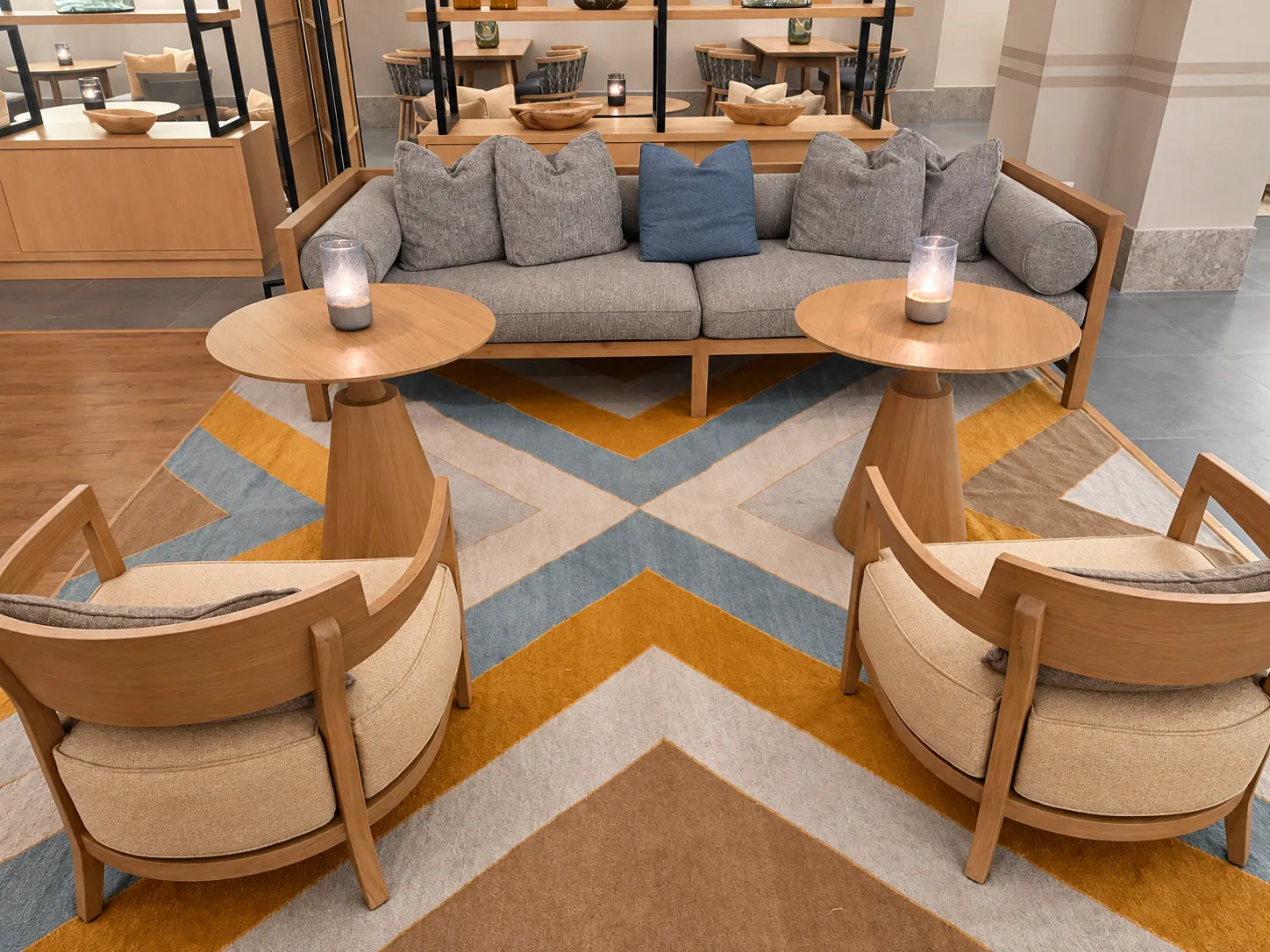 Custom hotel lounge furniture